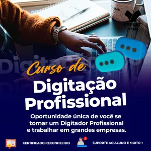 Imagem de Curso de Digitação Profissional criado por Venger Cursos na hotmart