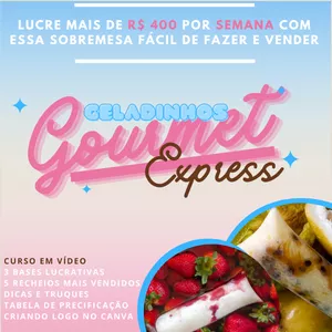 Imagem de Geladinho Gourmet Express  criado por MARCIO na hotmart