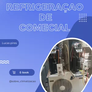 Imagem de capa para o Ebook Básico de refrigeração comercial 