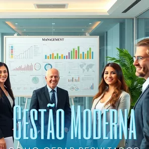 Imagem de capa para o Ebook Gestão Moderna: Como Gerar Resultados e Equipes Felizes - e-book