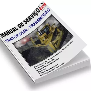 Imagem de capa para o Ebook Manual de Serviço da Transmissão Trator CAT D10R