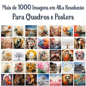 Imagem do curso Pack Quadros Com Mais De 1.000 Artes e Imagens em Alta Resolução Para Quadros e Posters