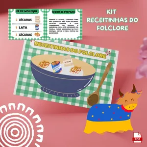Imagem de capa para o Curso online ATIVIDADE: Receitinhas do FOLCLORE 