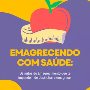 Imagem de capa para o Ebook Emagrecendo com Saúde