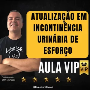 Imagem de capa para o Curso online AULA VIP - ATUALIZAÇÃO EM INCONTINÊNCIA URINÁRIA DE ESFORÇO