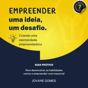 Imagem de capa para o Ebook E-Book - Empreender, uma ideia, um desafio