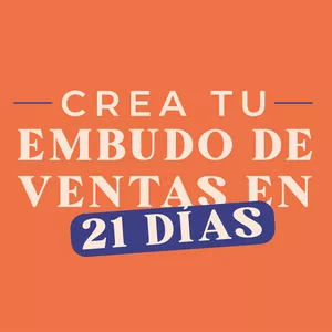 Imagen de portada para Curso online Crea tu embudo de ventas automatizado en 21 días