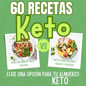 Imagen de portada para Ebook 60 RECETAS KETO DELICIOSAS - © NATURAL PLENA 