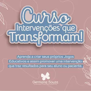 Imagem de capa para o Curso online Intervenções que Transformam