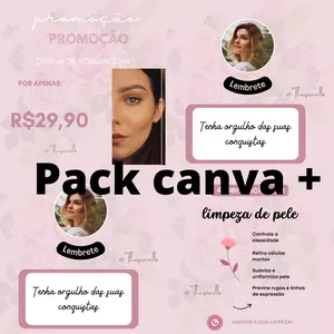 Imagem de capa para o Curso online Pack canva+