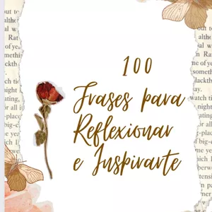 Imagen de portada para Ebook 100 Frases para Reflexionar e Inspirarte