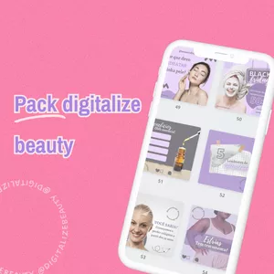Imagem de capa para o Curso online Pack para estética digitalize beauty