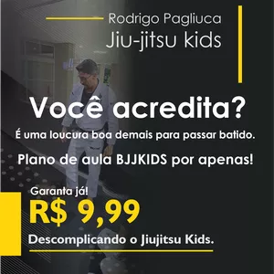 Imagem de capa para o Ebook PLANOS DE AULAS COMPLETOS BJJKIDS