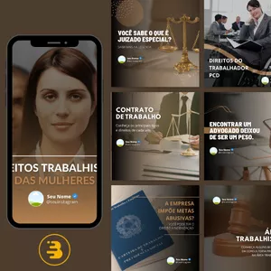 Imagem de capa para o Ebook Pack Canva para Advogados