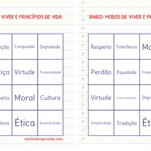 Imagem de capa para o Ebook BINGO MODOS DE VIVER E PRINCÍPIOS DE VIDA