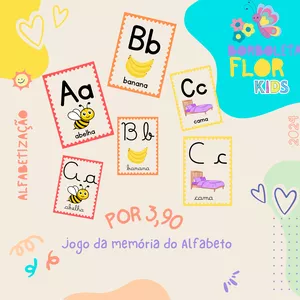 Imagem de capa para o Ebook Jogo da memória alfabeto 