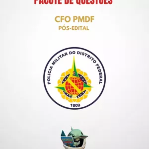 Imagem de capa para o Curso online PACOTE DE QUESTÕES - CFO PMDF  (PÓS-EDITAL)