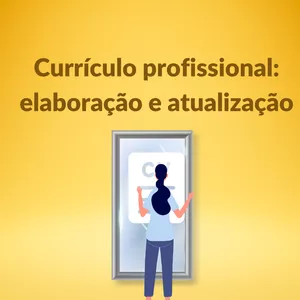 Imagem de capa para o Ebook Ebook Currículo profissional: elaboração e atualização
