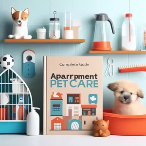Imagem de capa para o Ebook Guia Completo de Cuidados com Pets em Apartamento