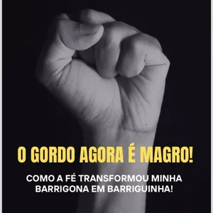 Imagem de capa para o Ebook O GORDO AGORA É MAGRO! Inspiração para você emagrecer comendo muito.