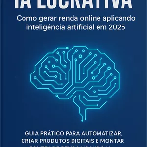 Imagem de capa para o Ebook IA Lucrativa 
