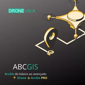 Imagem principal do produto ABCGIS - Arcgis do básico ao avançado + Drone