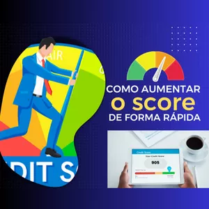 Imagem de capa para o Ebook Aumente seu score de forma rápida 