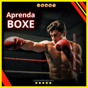 Imagem de capa para o Curso online Aprenda Boxear com Boxe PRO . O Curso de BOXE Online Completo 