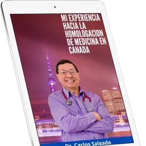 Imagen de portada para Ebook Mi experiencia hacia la homologación de medicina en Canadá