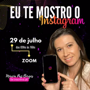 Imagem de capa para o Evento online Workshop - Eu te mostro o Instagram