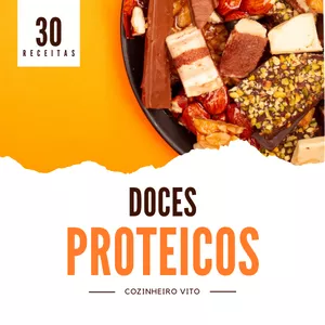 Imagem de capa para o Ebook DOCES PROTEICOS