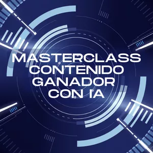 Imagen de portada para Curso online Masterclass Contenido ganador con IA
