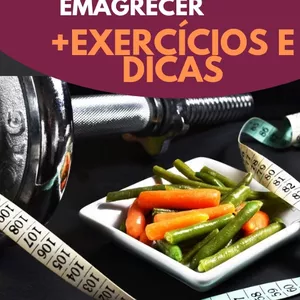 Imagem de capa para o Ebook Emagreça com Alimentação Saudável e Exercícios 