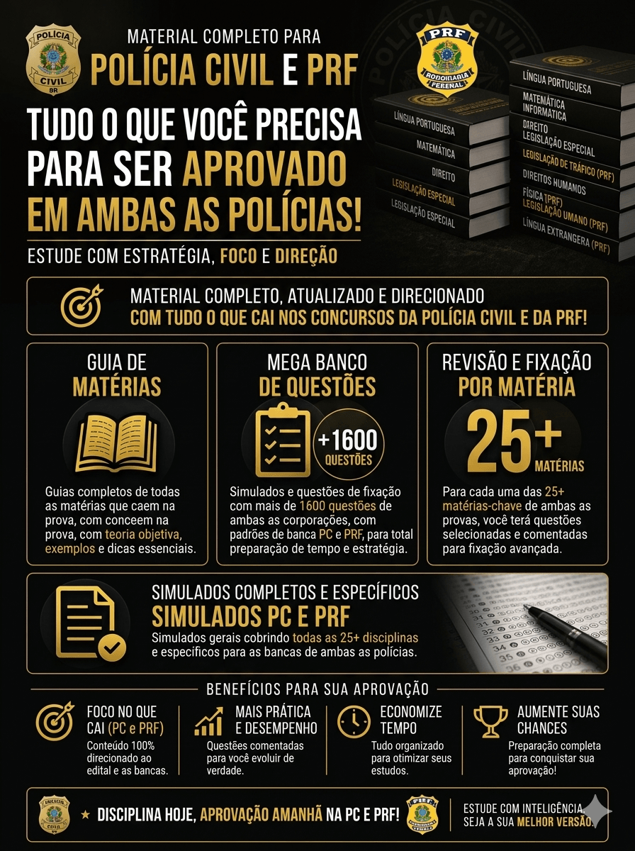 Apostila Preparatória para a Polícia Civil: Seu Guia Completo — imagem 2
