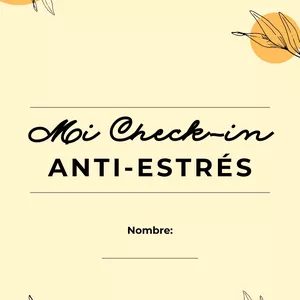 Imagen de portada para Ebook 🌿 Mi Check-In Antiestrés 🌿