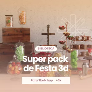 Imagem do curso SUPER PACK FESTA 3D 1.0 - BLOCOS PARA SKETCHUP