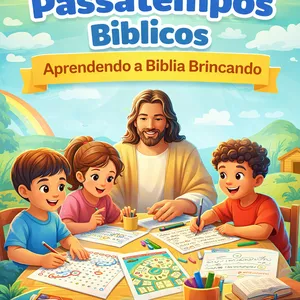 Imagem de capa para o Ebook Passatempos Bíblicos – Aprendendo a Bíblia Brincando