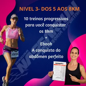 Imagem de capa para o Curso online EVOLUINDO NA CORRIDA - NÍVEL 3 - DOS 5 AOS 8KM