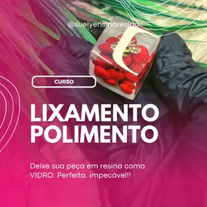 Imagem do curso Curso lixamento e polimento de peças em resina epóxi
