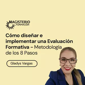 Imagen de portada para Curso online Cómo diseñar e implementar una Evaluación Formativa - Metodología de los 8 Pasos