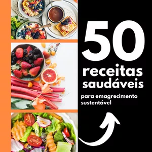 Imagem de capa para o Ebook Receitas Saudáveis para Emagrecimento Sustentável