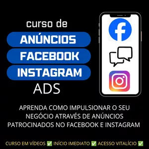 Imagem do curso CURSO DE ANÚNCIOS NO FACEBOOK E INSTAGRAM