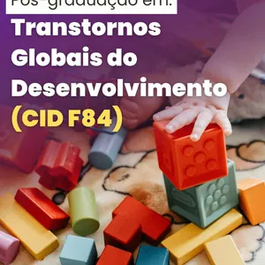 Imagem de capa para o Curso online Pós-graduação em Transtornos Globais do Desenvolvimento (CID F84) - 400h