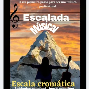 Imagem de capa para o Ebook Escalada musical 