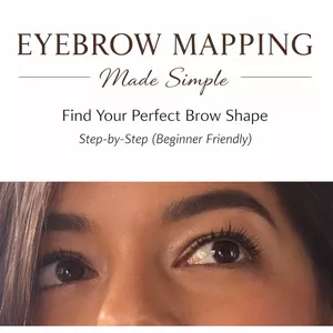 Cover image for Ebook Eyebrow Mapping Made Simple – Find Your Perfect Brow Shape Step-by-Step