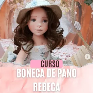 Imagem de Curso Boneca de Pano Realista Rebeca  criado por Repri Ateliê na hotmart
