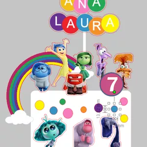 Imagem de capa para o Ebook Arquivo topo de bolo Divertidamente 