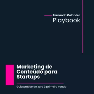 Imagem de capa para o Ebook Marketing de Conteúdo para Startups