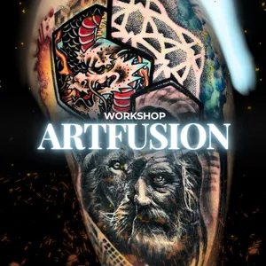 Imagem de capa para o Curso online WorkShop de ArtFusion para Tatuadores | + de 12 horas de Conteúdo 