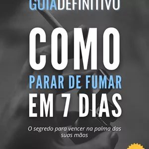 Imagem de capa para o Ebook Como parar de fumar em 7 dias - Método Viver Saudável treinamentos.